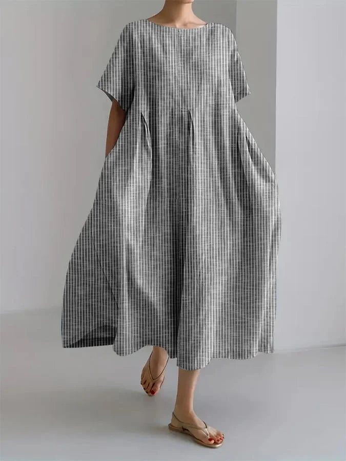 Lynor™ |Retro-Inspired Maxi Dress – Everyday Comfort & Style