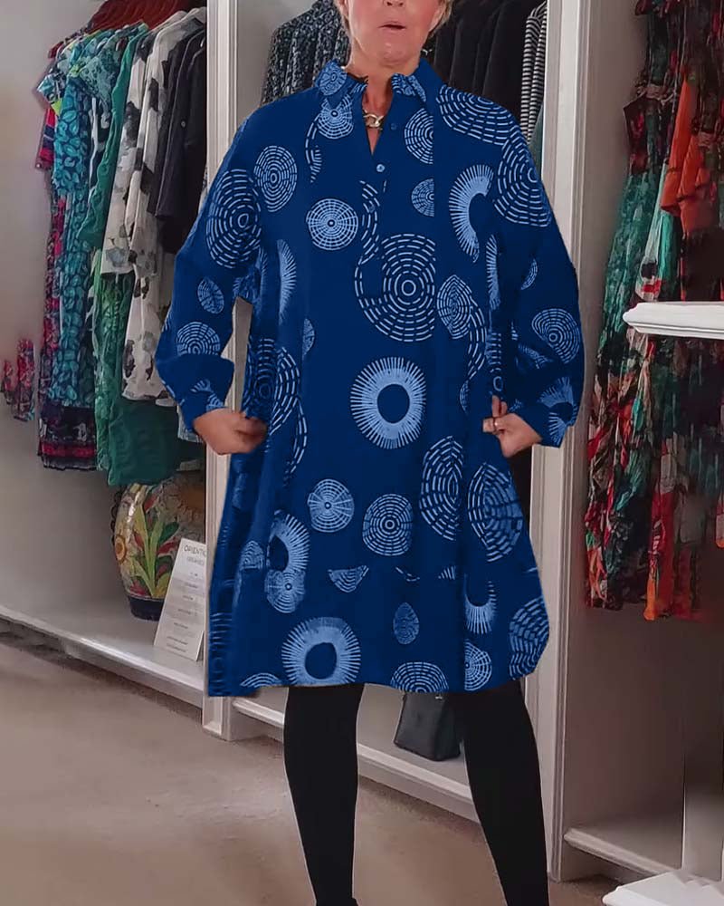 Lynor™ | Geometric Portfolio Chic Dress