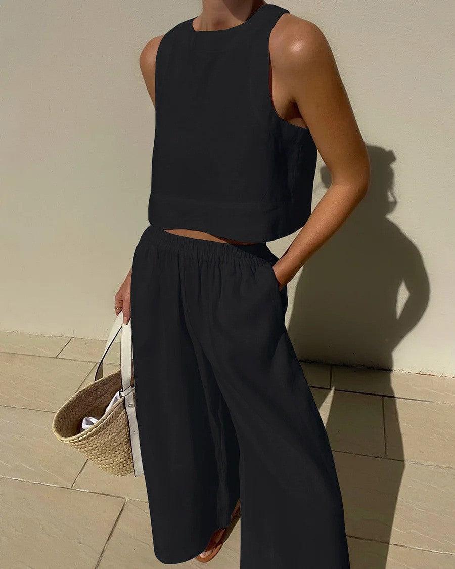 Lynor™ | Sleeveless Two-Piece Set