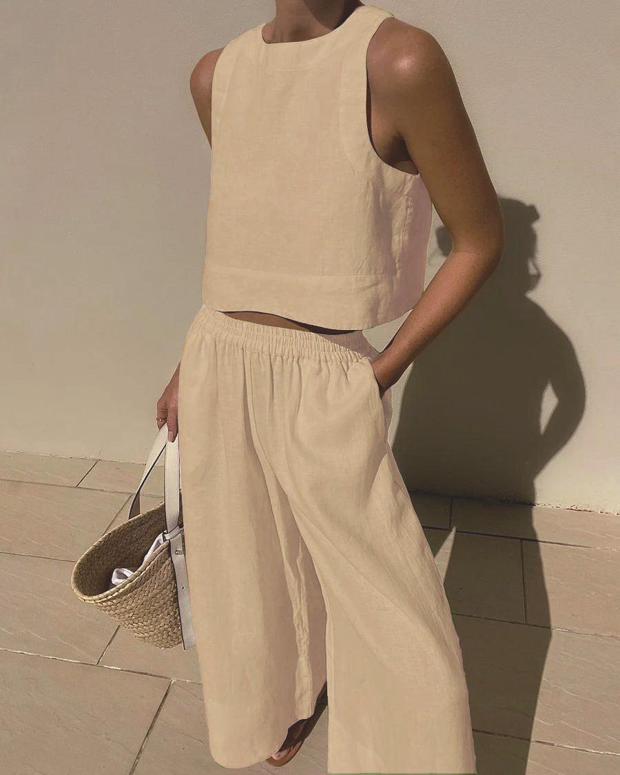 Lynor™ | Sleeveless Two-Piece Set