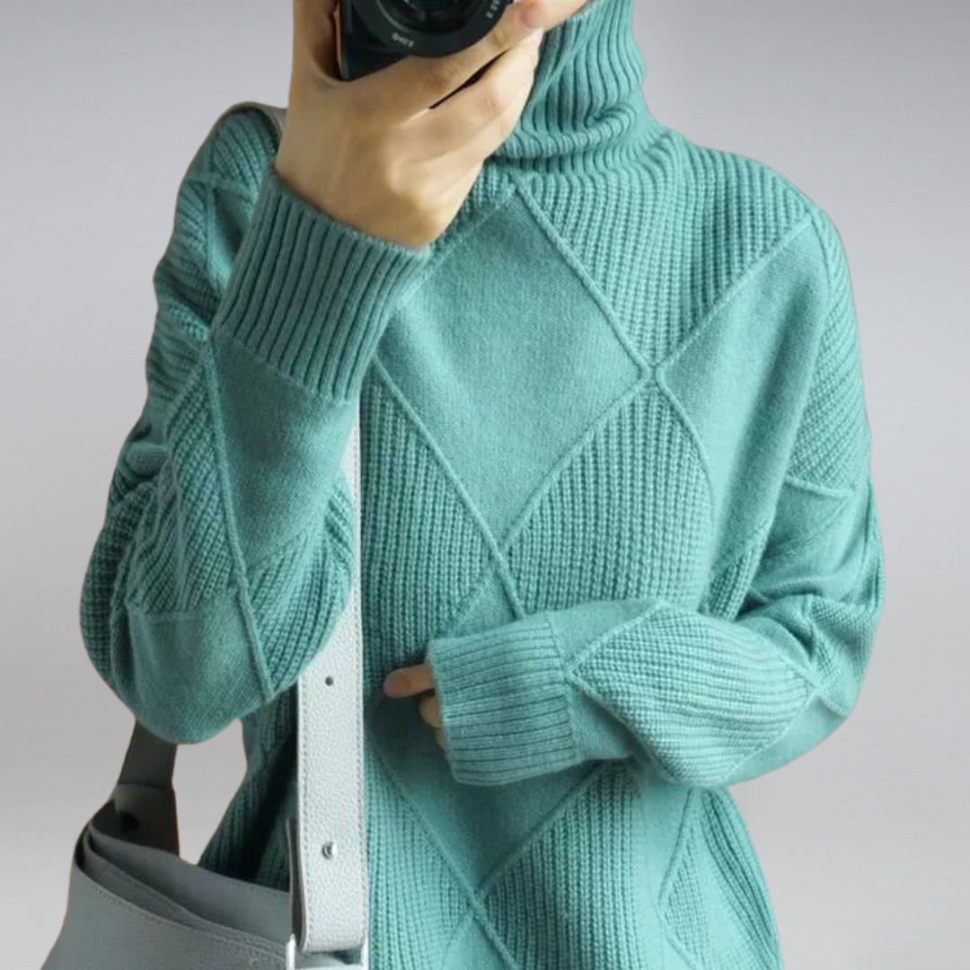 Lynor™| Cashmere Turtleneck Sweater