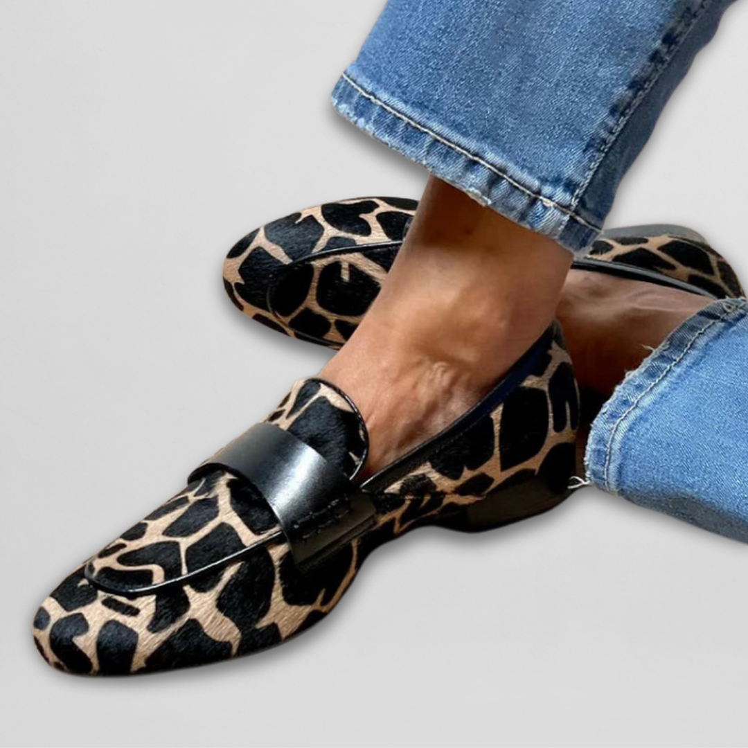 Lynor™ | Animal Print Loafers