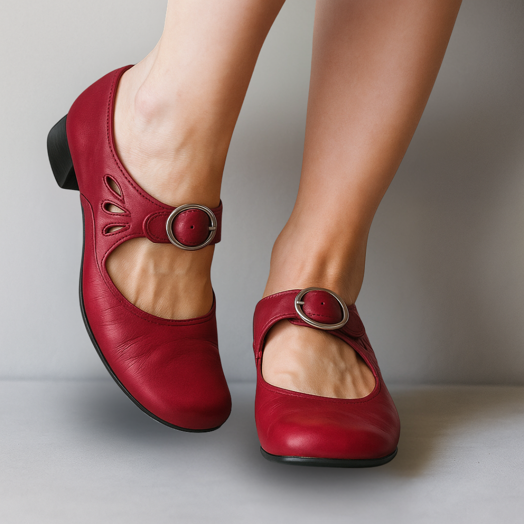Lynor™ | Orthopedic Leather Wedge Sandals