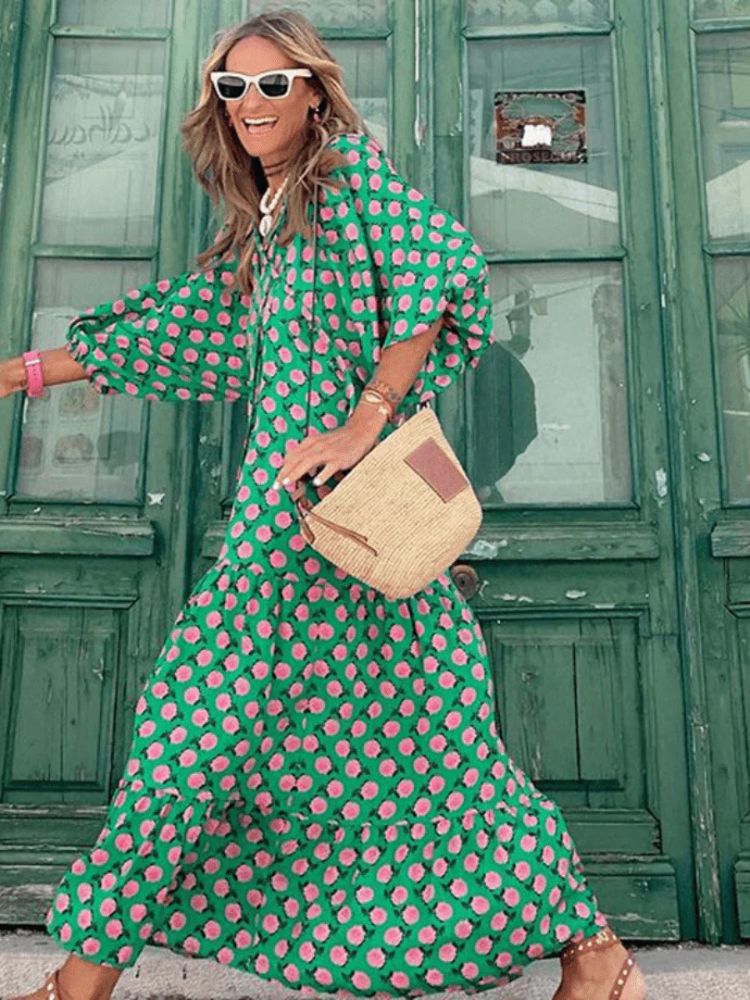 Lynor™ | Long Dress – Bohemian Elegance