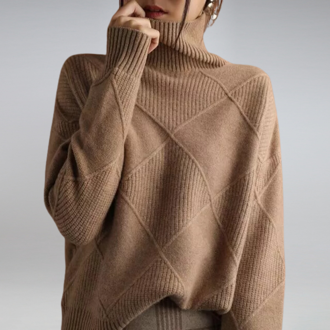 Lynor™| Cashmere Turtleneck Sweater