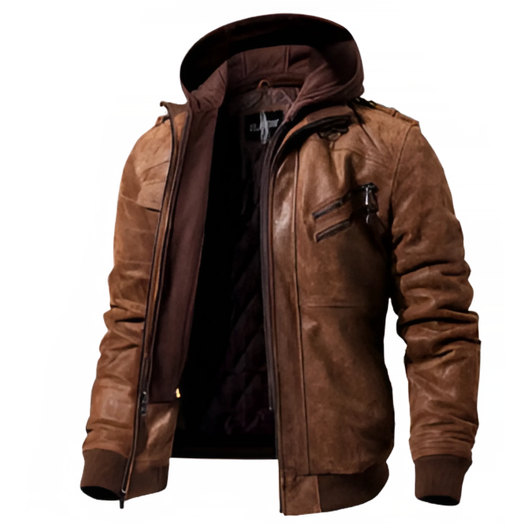 Lynor™ | Leather Winter Jacket