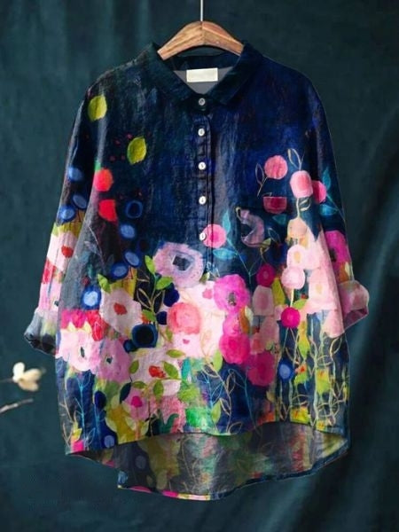 Lynor™ | Modern Floral Printed Shirt