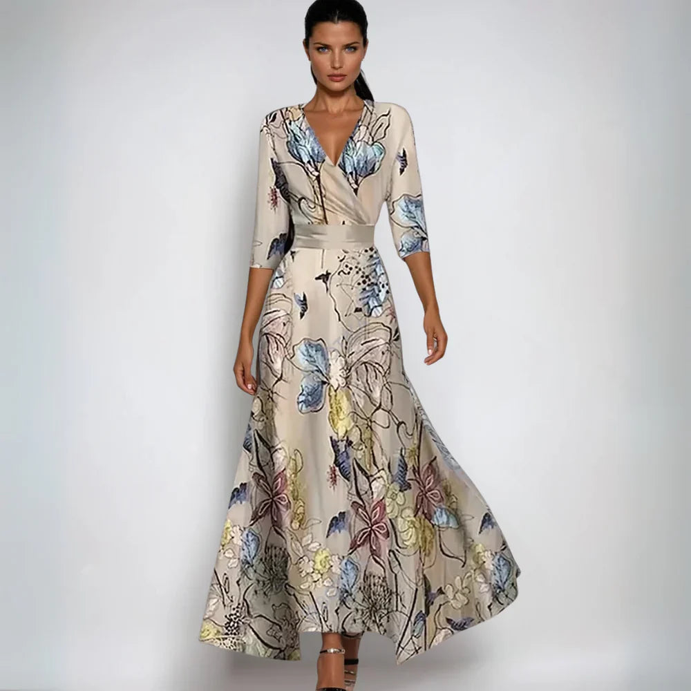 Lynor™ | Elegant Floral Dress Feel Confident