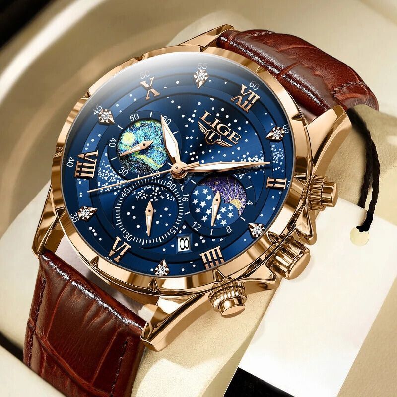 Lynor™ | Elegant Moon Phase Watch