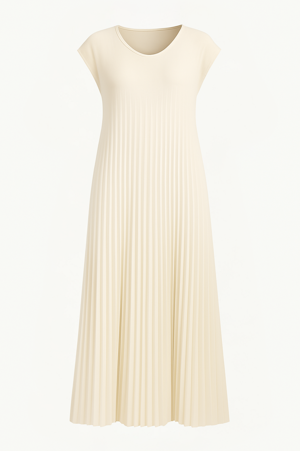 Lynor™ | Pleated Design with Belly Coverage Dress