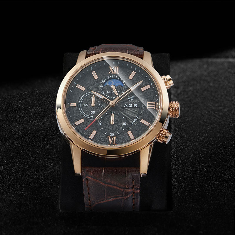 Lynor™ | Luxury Leather Quartz Watch