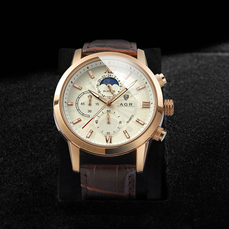 Lynor™ | Luxury Leather Quartz Watch