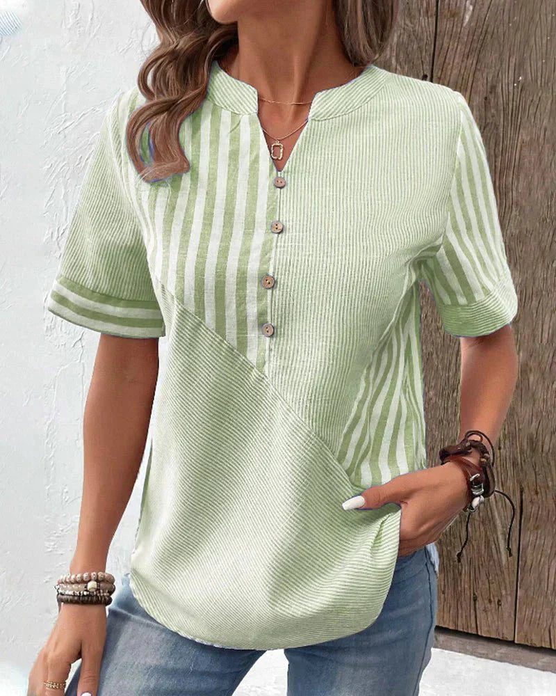 Lynor™ | Soft Striped Women's Blouse