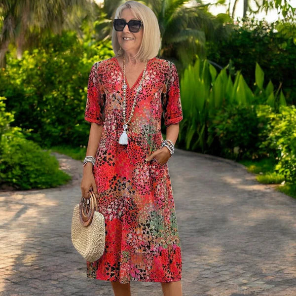 Lynor™ | Flowing Boho Dress