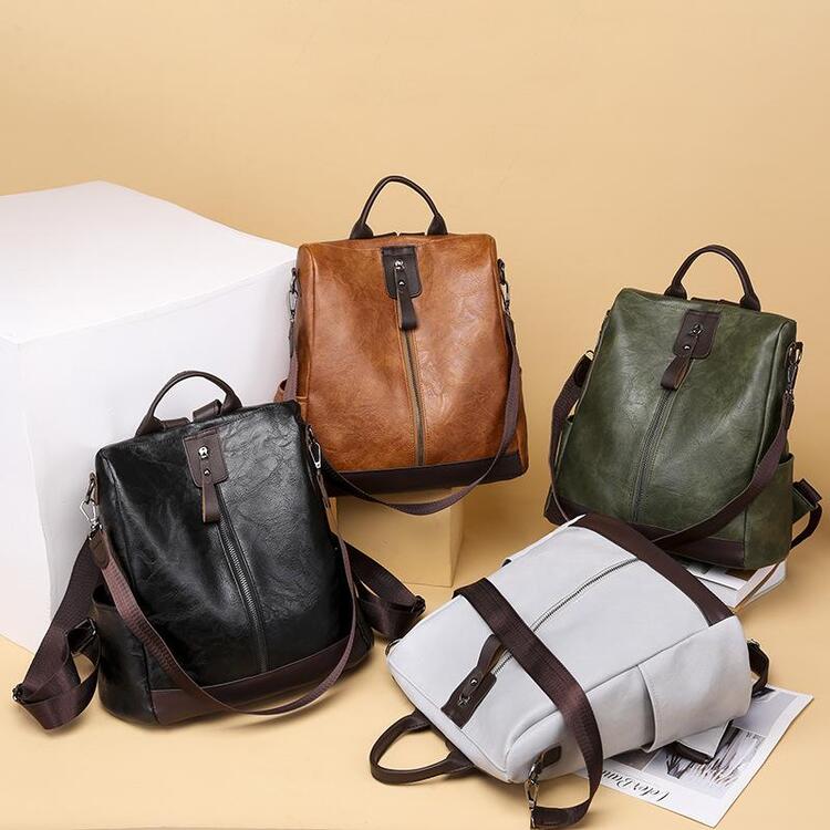 Lynor™ | Versatile Leather Backpack