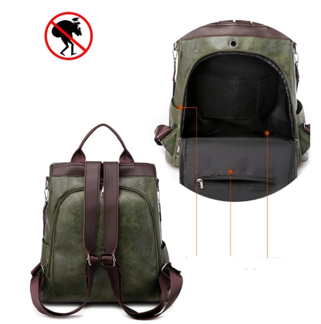 Lynor™ | Versatile Leather Backpack