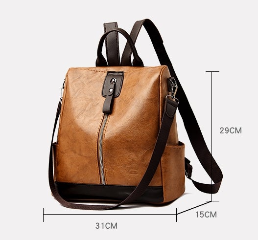 Lynor™ | Versatile Leather Backpack
