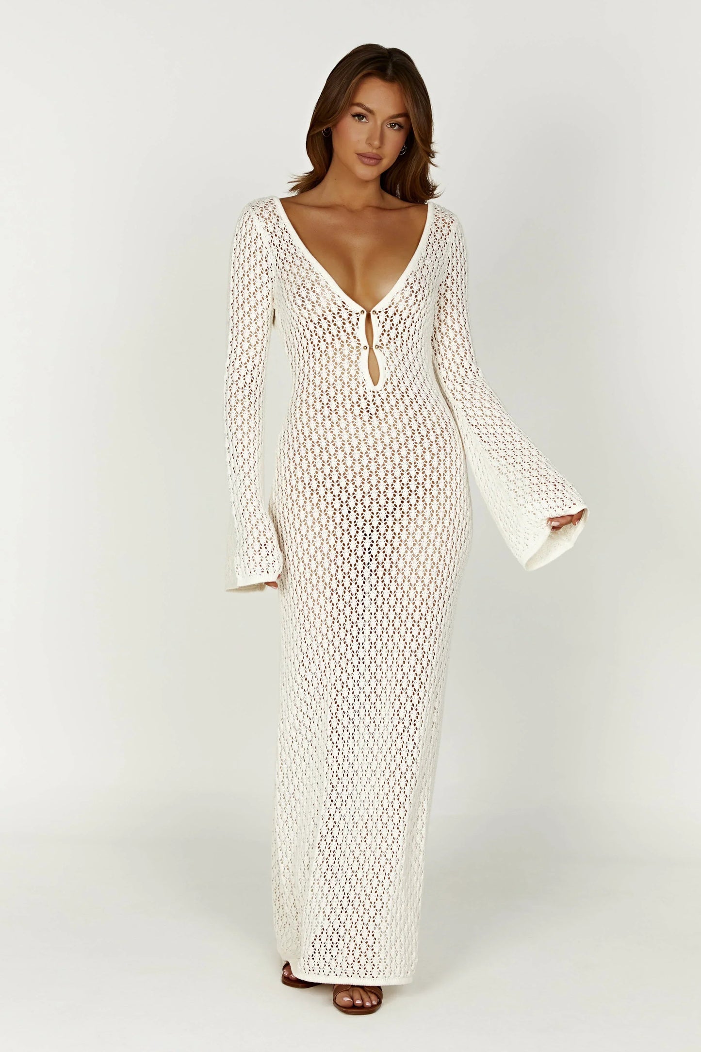Lynor™ | White Beach Dress