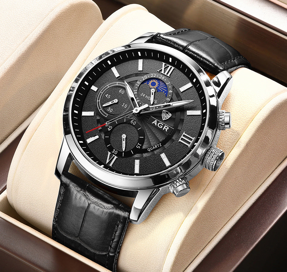 Lynor™ | Luxury Leather Quartz Watch