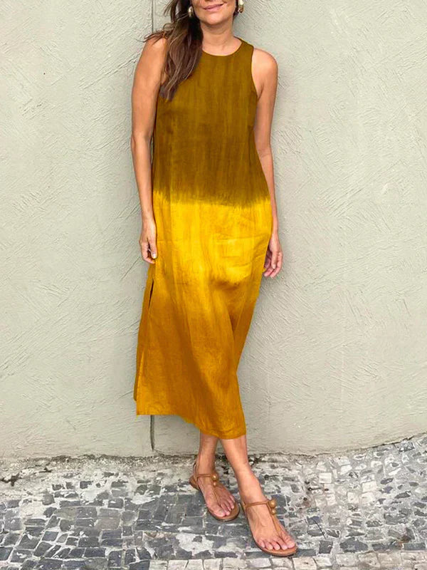 Lynor™ | Printed Midi Dress for Effortless Elegance