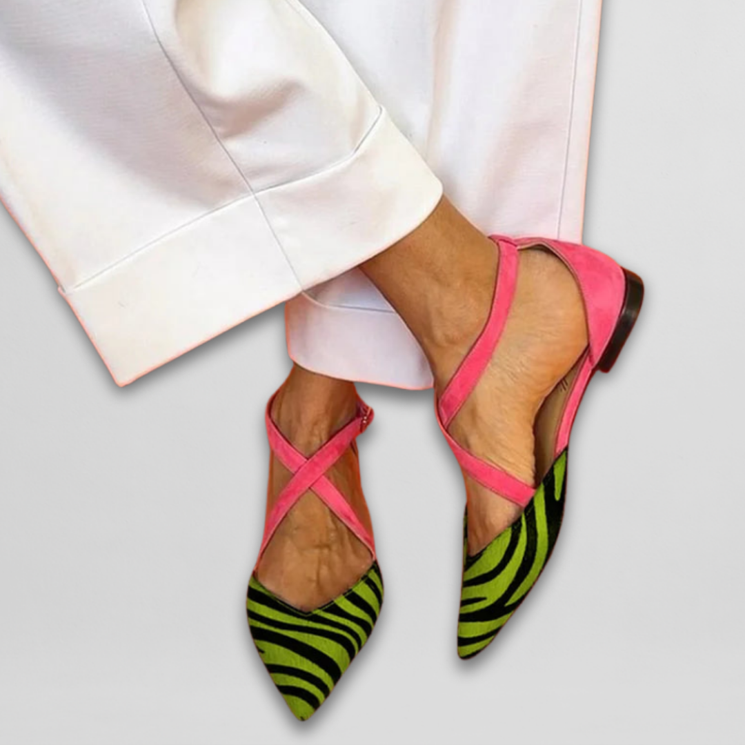 Lynor™ | Metal Band Detail Ballerinas