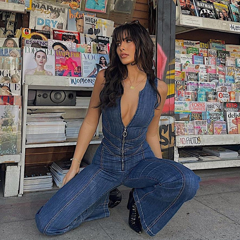 Lynor™ | Denim Style & Comfort Jumpsuit
