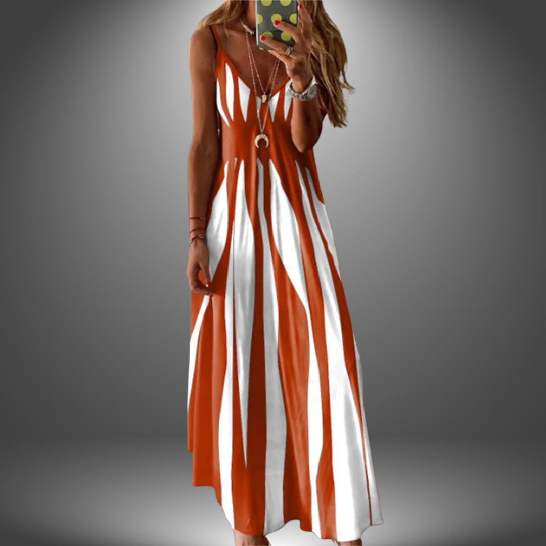 Lynor™ | Striped Sleeveless Maxi Dress for Effortless Summer Elegance