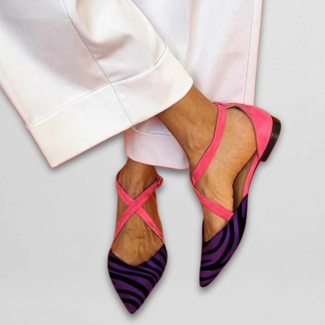 Lynor™ | Metal Band Detail Ballerinas