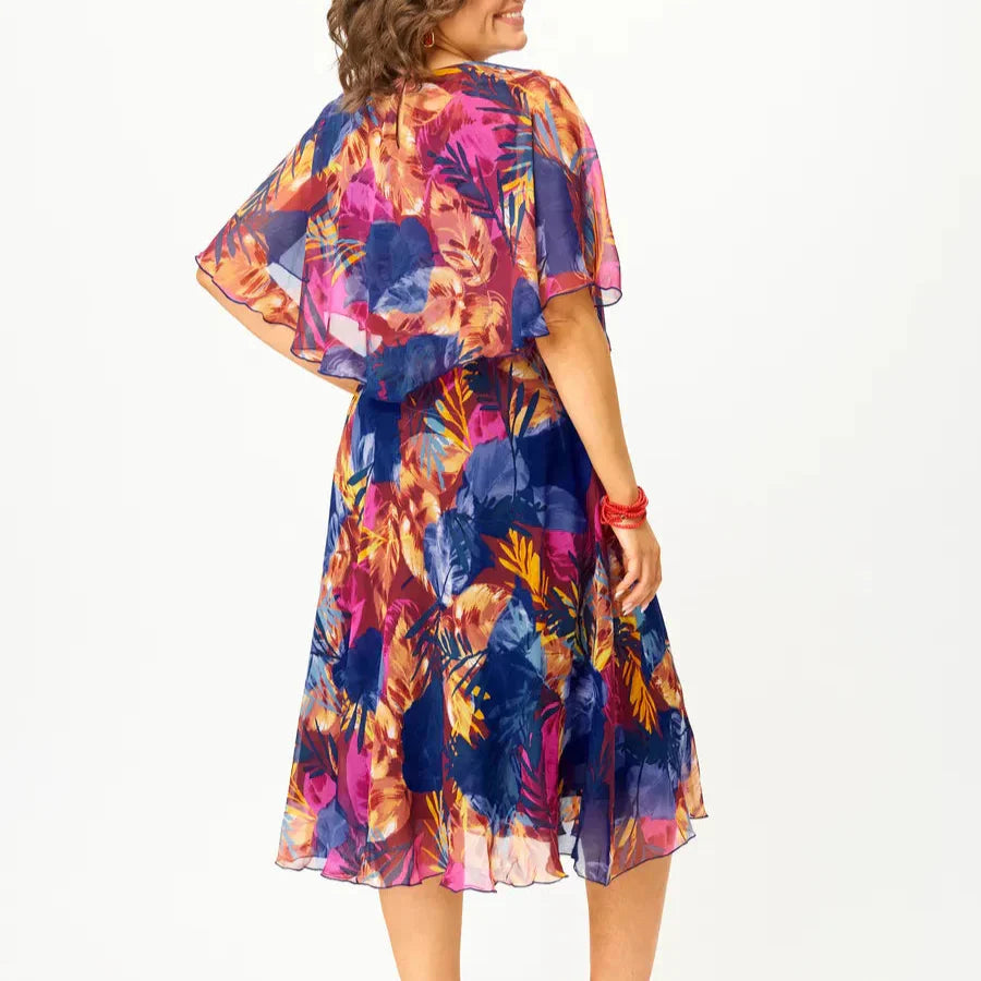 Lynor™ | Comfortable Chiffon Dress Plus Sizes