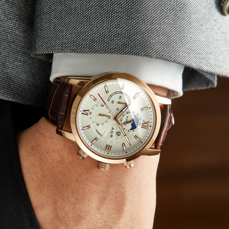 Lynor™ | Luxury Leather Quartz Watch