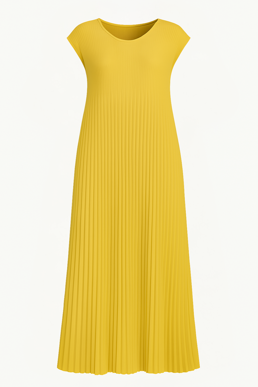 Lynor™ | Pleated Design with Belly Coverage Dress