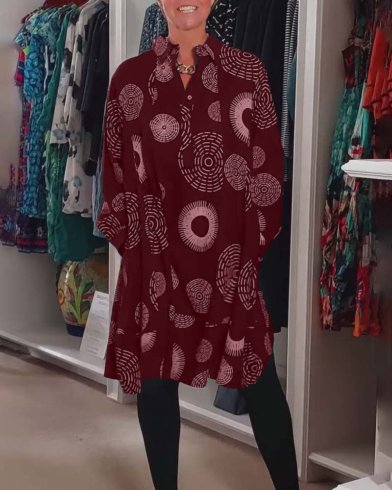 Lynor™ | Geometric Portfolio Chic Dress