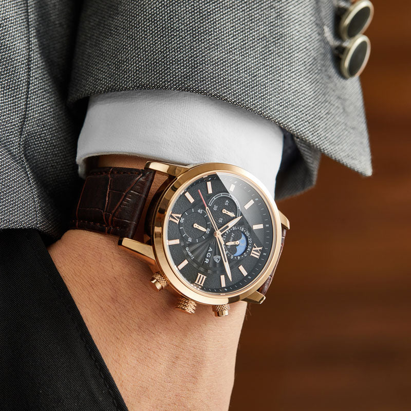 Lynor™ | Luxury Leather Quartz Watch
