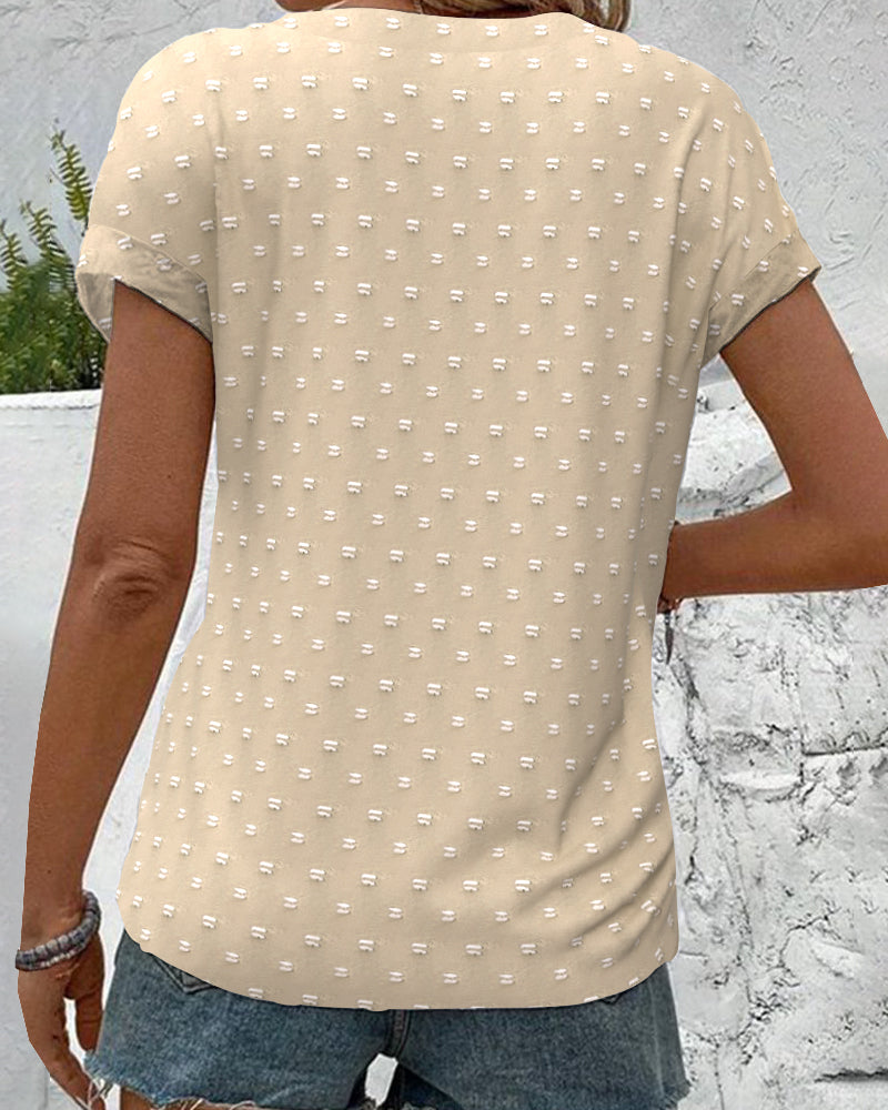 Lynor™ - Button Down V-Neck Shirt