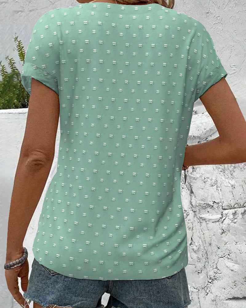 Lynor™ - Button Down V-Neck Shirt