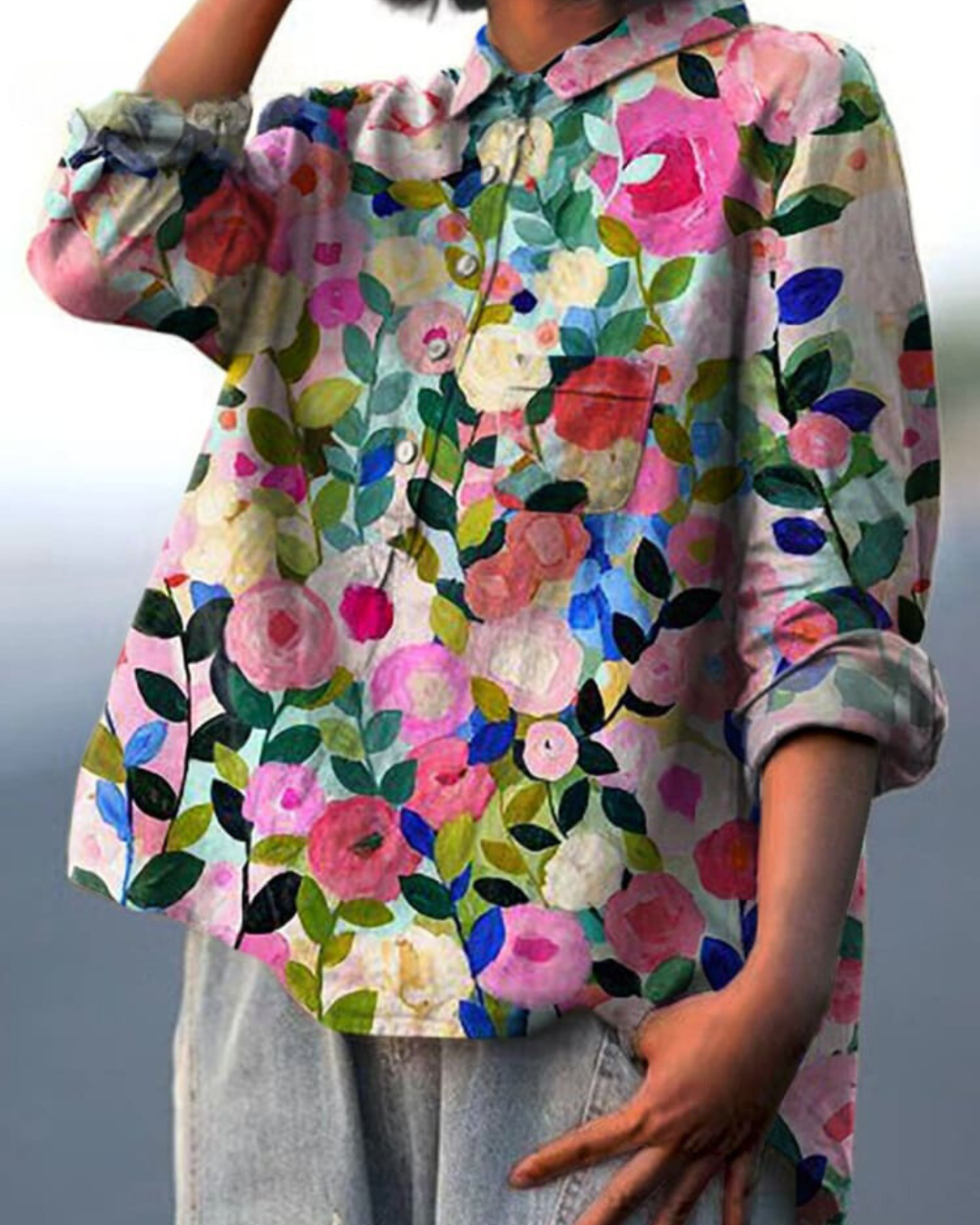 Lynor™ | Modern Floral Printed Shirt