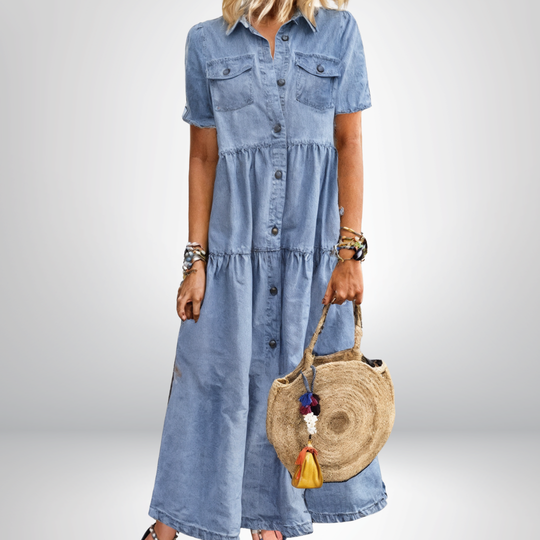 Lynor™ | Soft Denim Dress 1