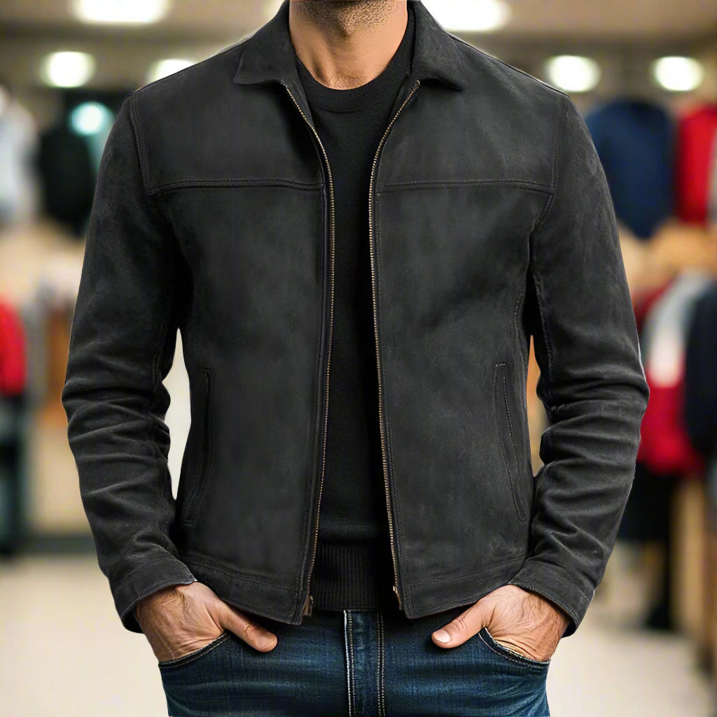 Lynor™ | Premium Leather Zip Jacket