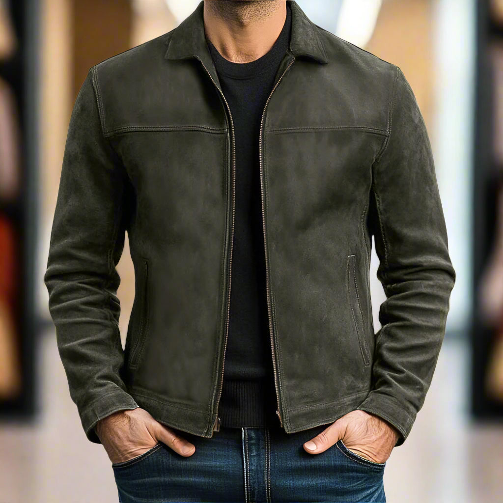 Lynor™ | Premium Leather Zip Jacket