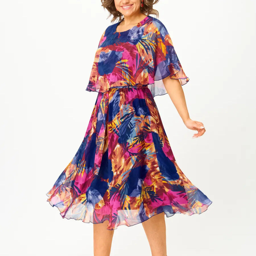 Lynor™ | Comfortable Chiffon Dress Plus Sizes