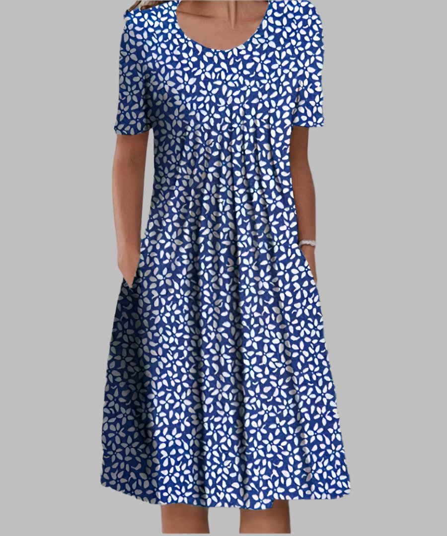 Lynor™ | Elegant Draped Midi Dress