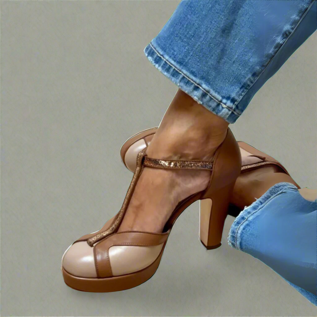 Lynor™ | Elegant & Comfortable Heeled Sandals – Graceful Height, All-Day Comfort