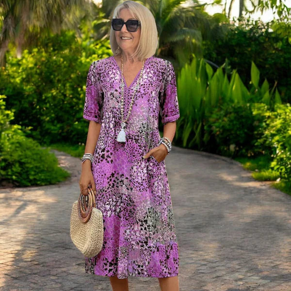 Lynor™ | Flowing Boho Dress