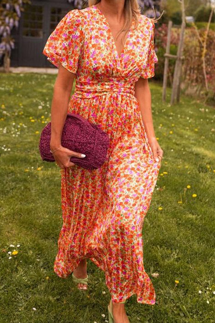 Lynor™ | Angelica – Casual Floral Summer Maxi Dress for Effortless Elegance