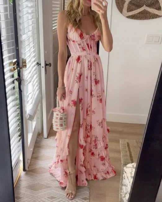 Lynor™ | Floral Midi Dress