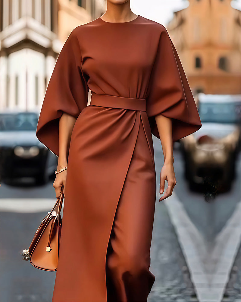 Lynor™ | Lantern Sleeve Dress