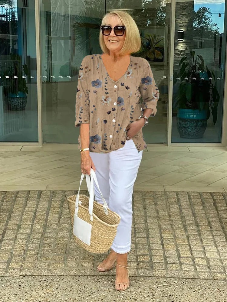 Lynor™ | Bloom & Grace Statement Blouse