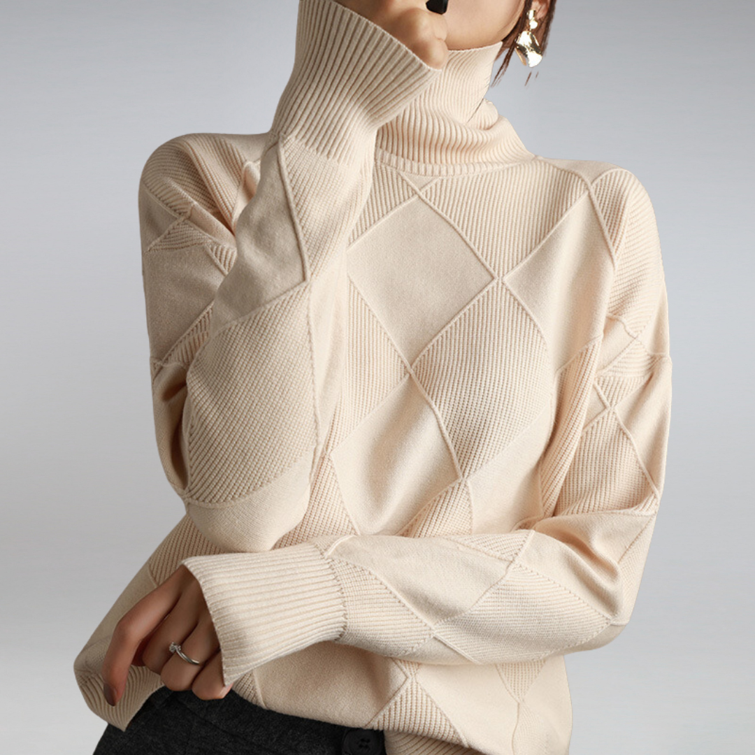 Lynor™| Cashmere Turtleneck Sweater