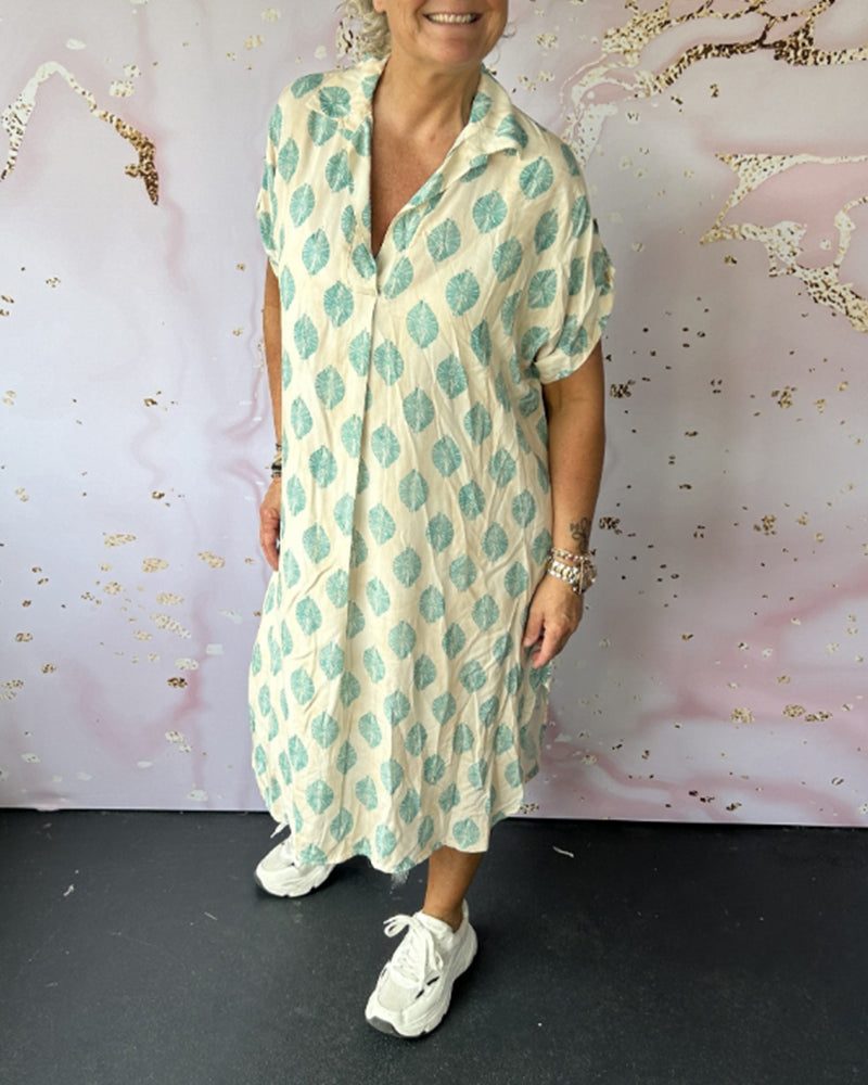 Lynor™ Stylish V-Neck Dress – Effortless Sophistication