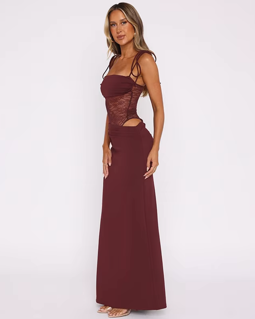 Lynor™ | Mesh Maxi Dress